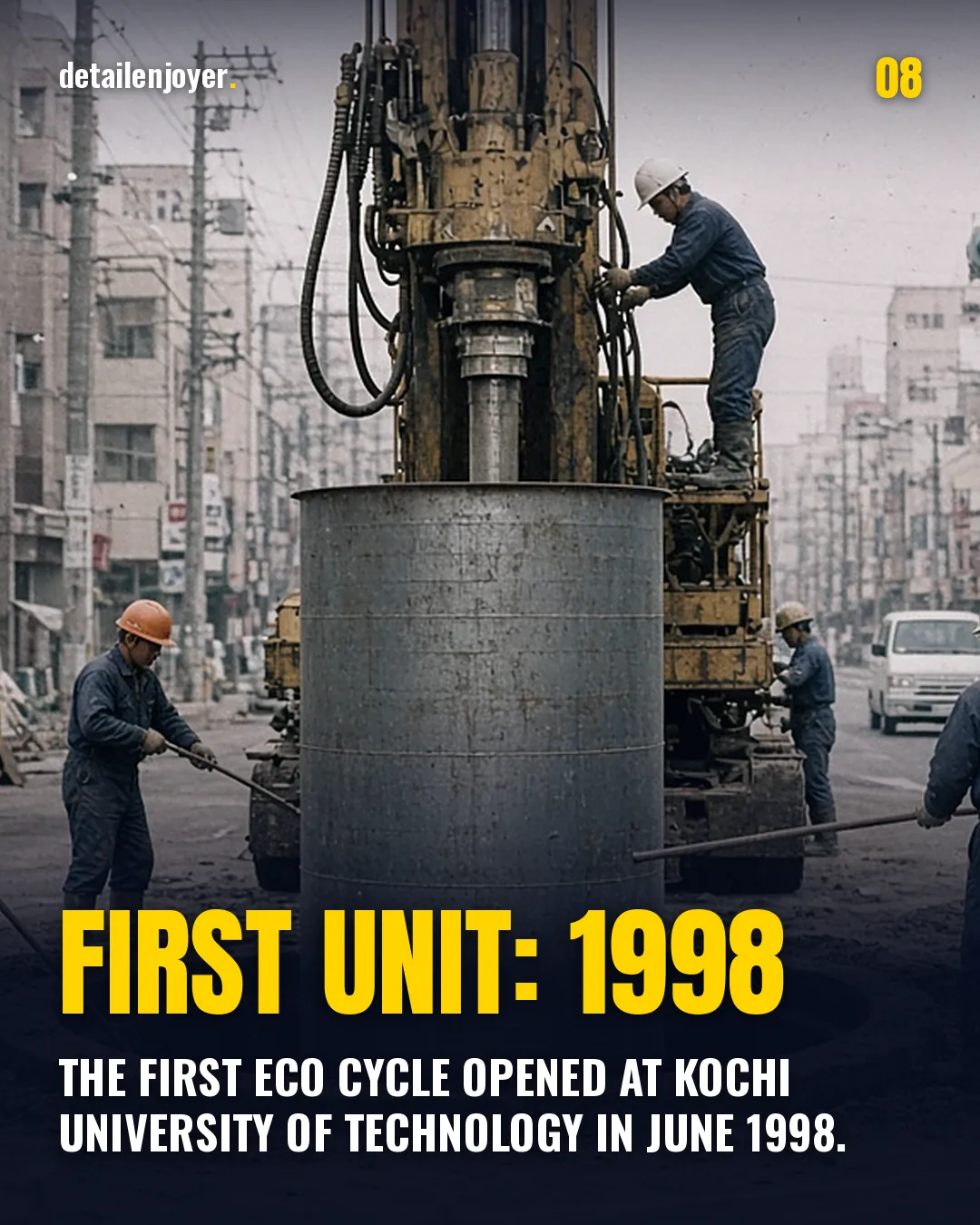 First unit: 1998 The first ECO Cycle opened at Kochi University of Technology in June 1998.